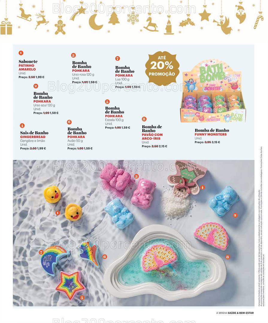 Antevisão Folheto AUCHAN Saúde e Bem-Estar Natal Promoções de 8 novembro a 26 dezembro