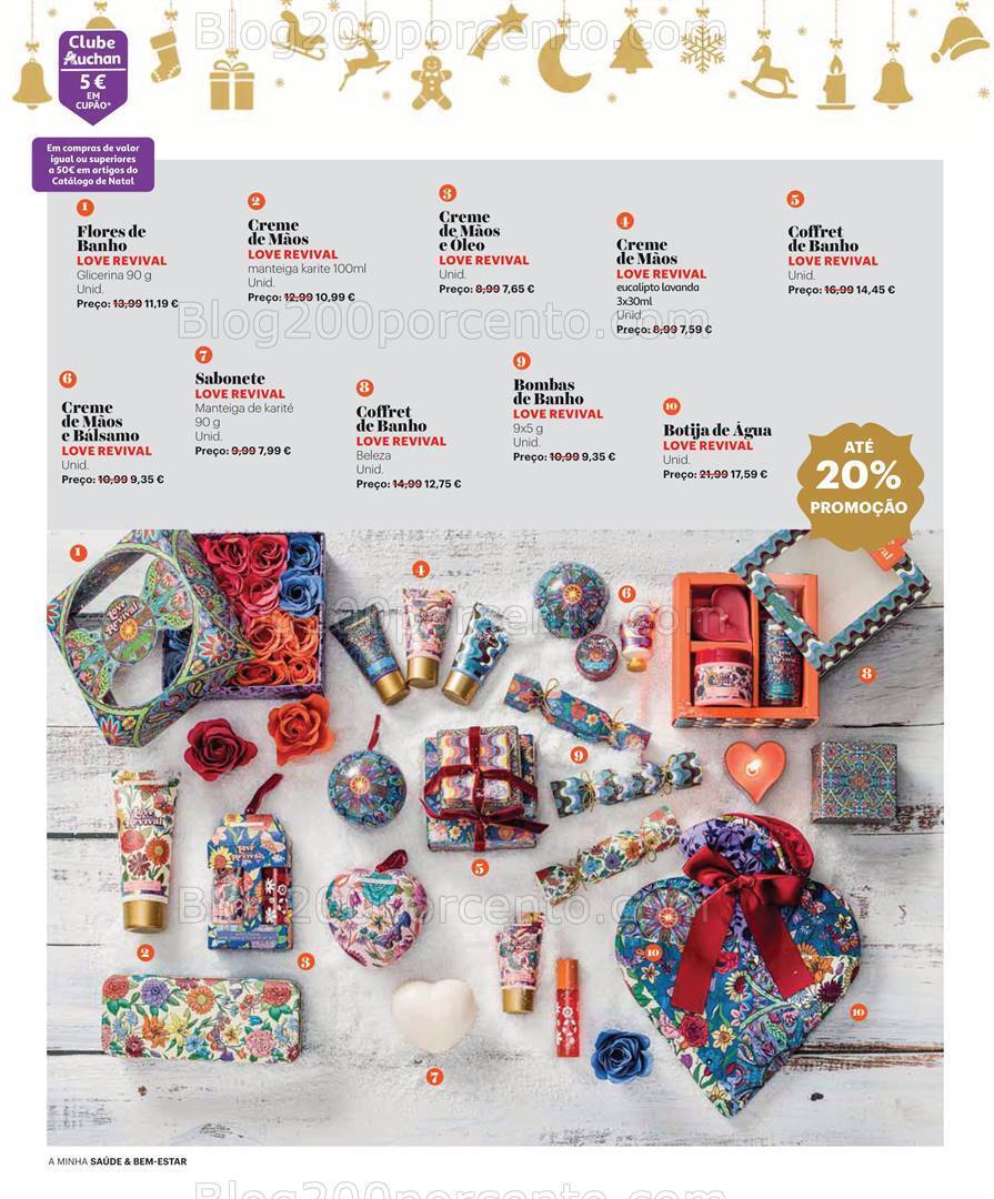 Antevisão Folheto AUCHAN Saúde e Bem-Estar Natal Promoções de 8 novembro a 26 dezembro