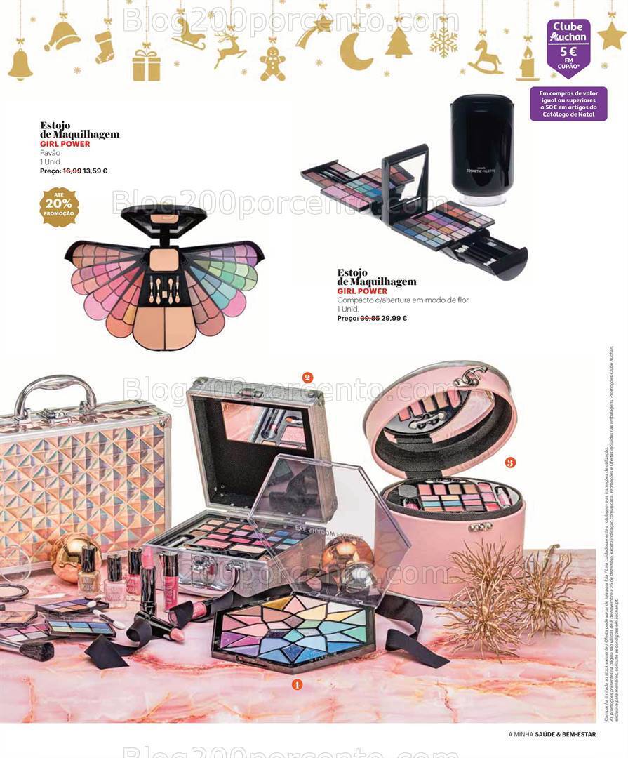 Antevisão Folheto AUCHAN Saúde e Bem-Estar Natal Promoções de 8 novembro a 26 dezembro