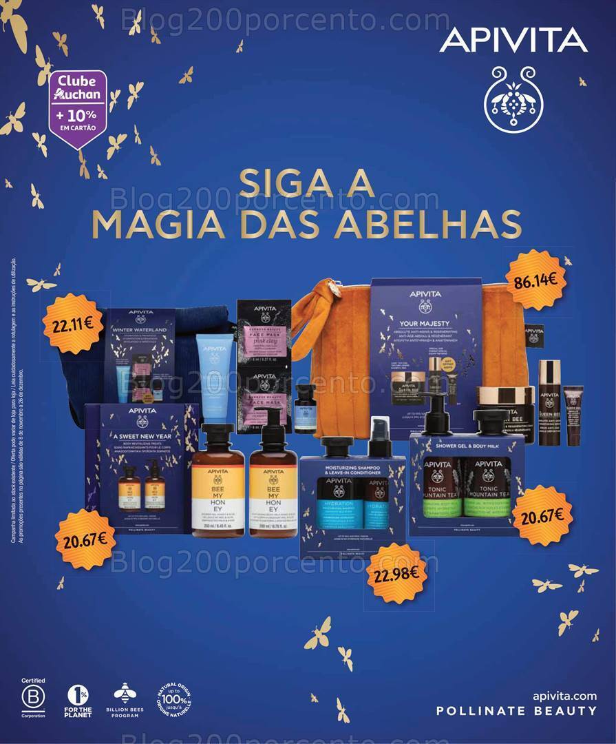 Antevisão Folheto AUCHAN Saúde e Bem-Estar Natal Promoções de 8 novembro a 26 dezembro