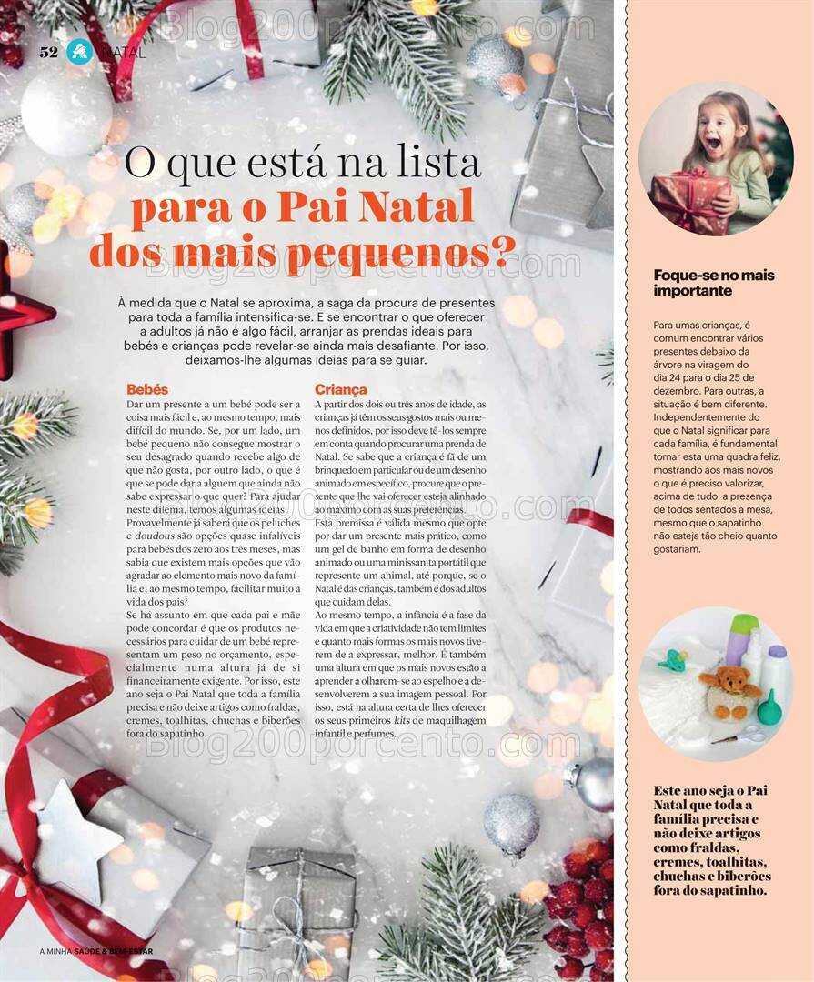 Antevisão Folheto AUCHAN Saúde e Bem-Estar Natal Promoções de 8 novembro a 26 dezembro