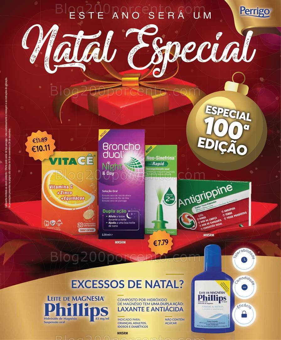 Antevisão Folheto AUCHAN Saúde e Bem-Estar Natal Promoções de 8 novembro a 26 dezembro