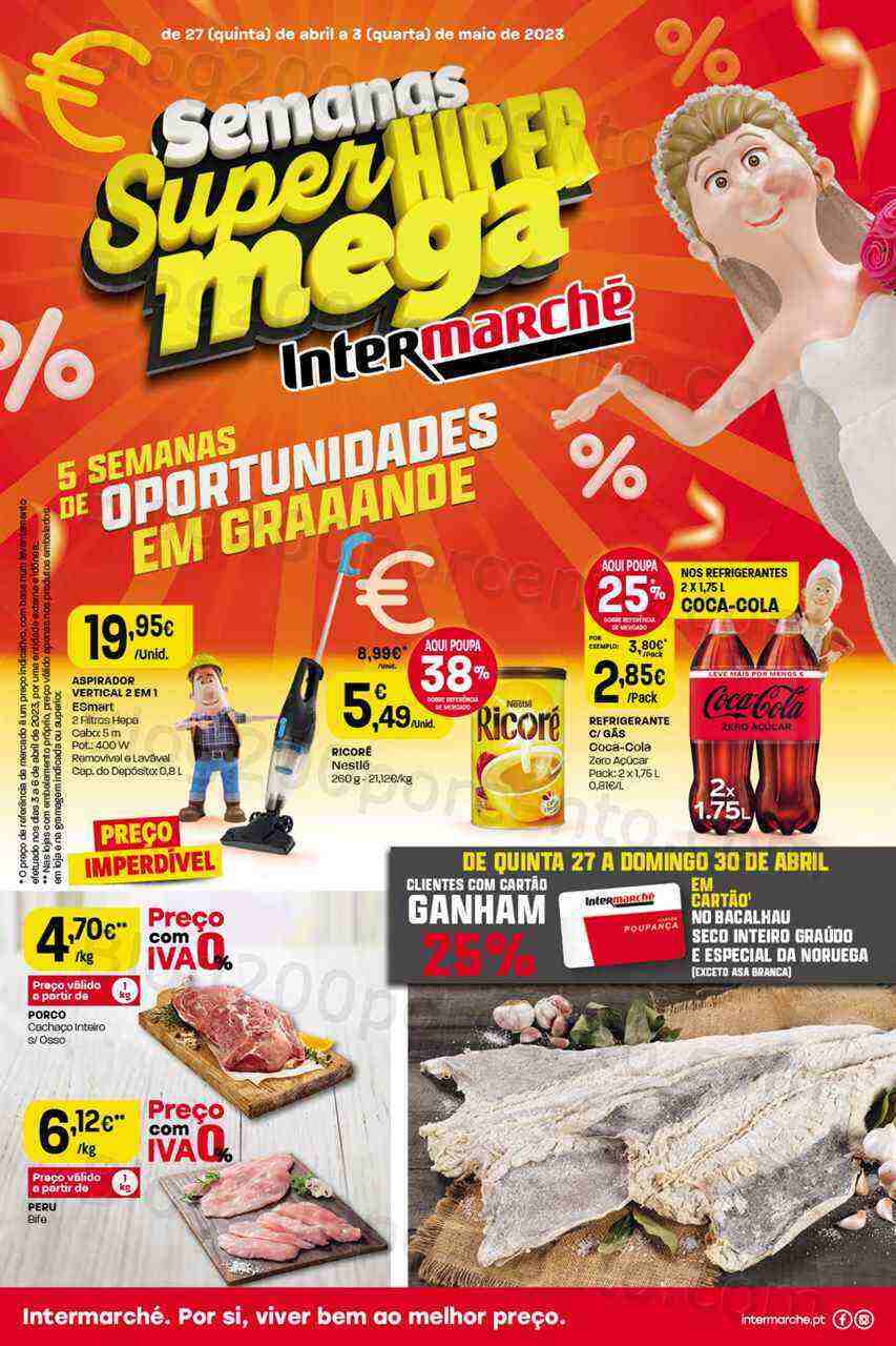 Antevisão Folheto INTERMARCHÉ Promoções de 27 abril a 3 maio