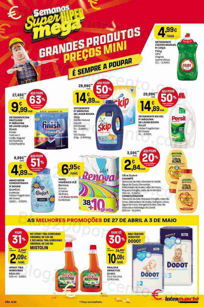Antevisão Folheto INTERMARCHÉ Promoções de 27 abril a 3 maio