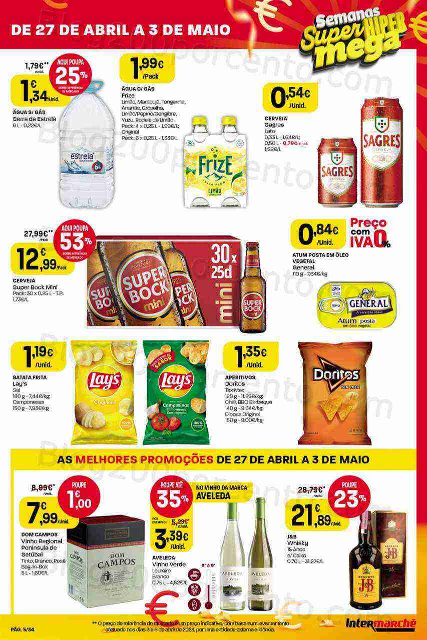 Antevisão Folheto INTERMARCHÉ Promoções de 27 abril a 3 maio