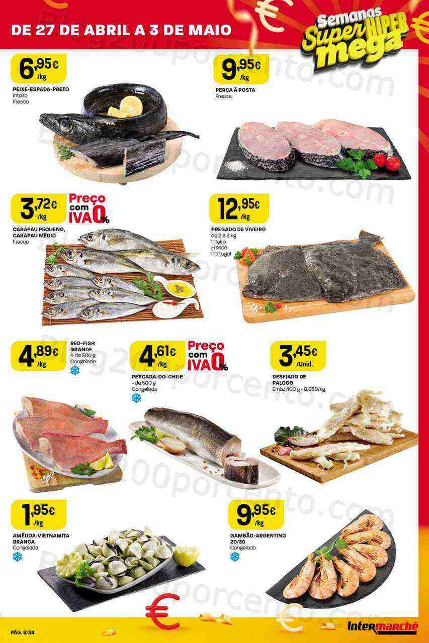 Antevisão Folheto INTERMARCHÉ Promoções de 27 abril a 3 maio