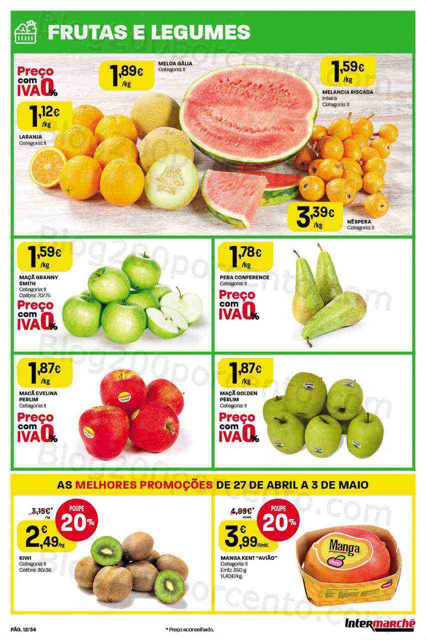 Antevisão Folheto INTERMARCHÉ Promoções de 27 abril a 3 maio