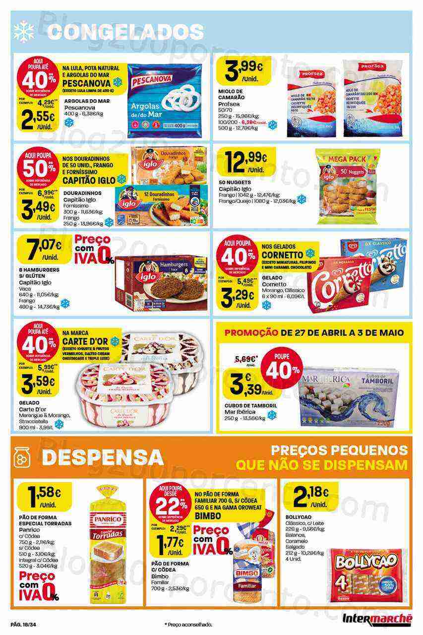 Antevisão Folheto INTERMARCHÉ Promoções de 27 abril a 3 maio