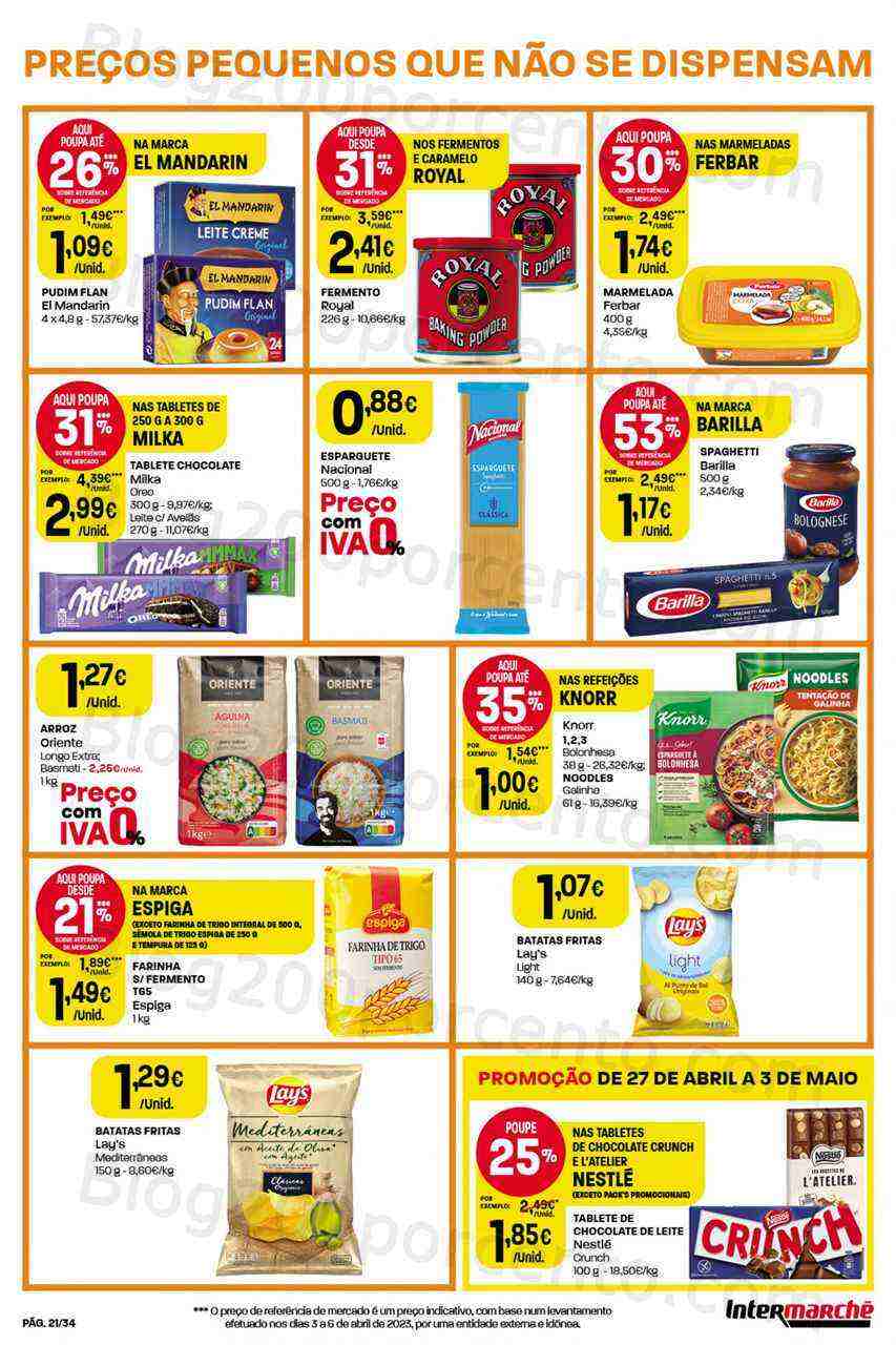 Antevisão Folheto INTERMARCHÉ Promoções de 27 abril a 3 maio