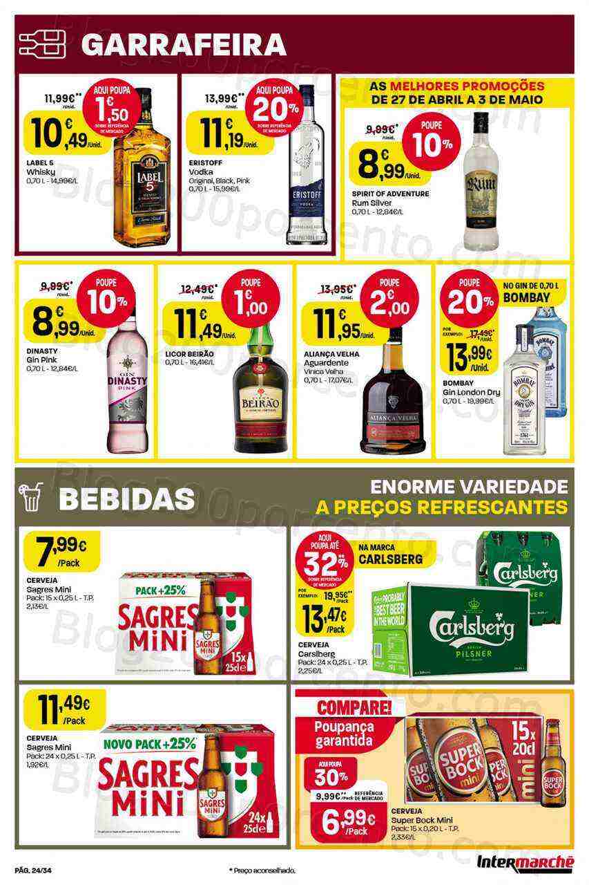 Antevisão Folheto INTERMARCHÉ Promoções de 27 abril a 3 maio