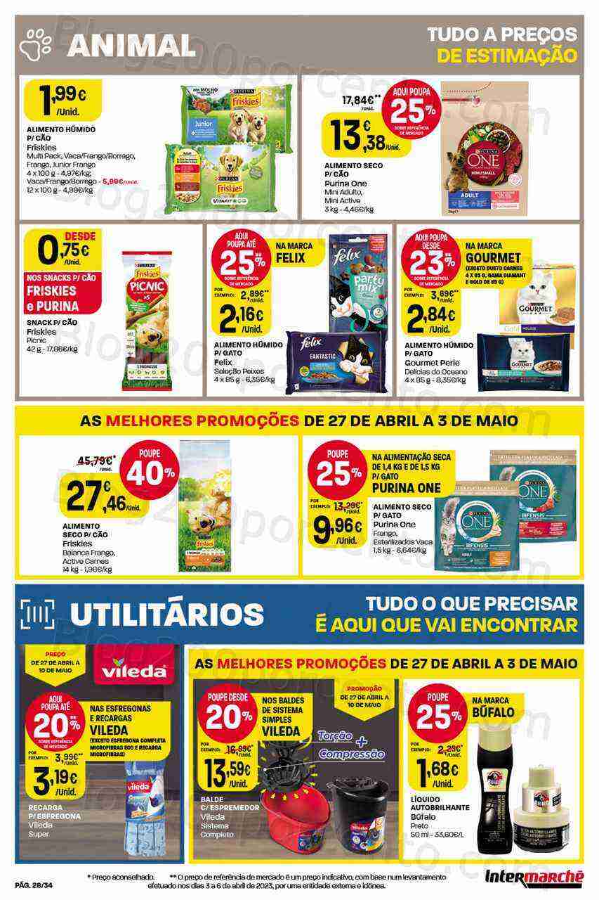 Antevisão Folheto INTERMARCHÉ Promoções de 27 abril a 3 maio