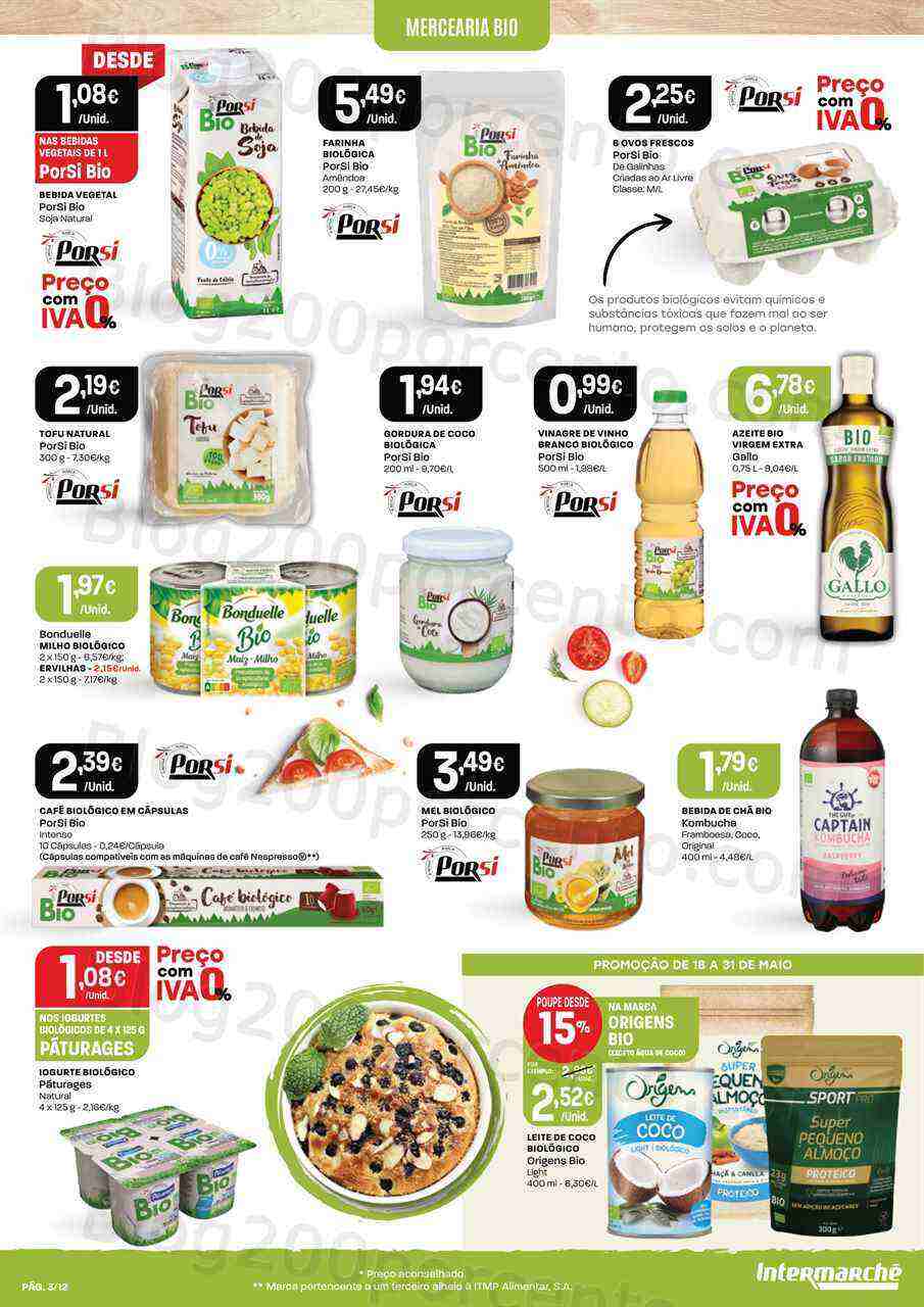 Antevisão Folheto INTERMARCHÉ Vida Saudável Promoções de 18 a 31 maio