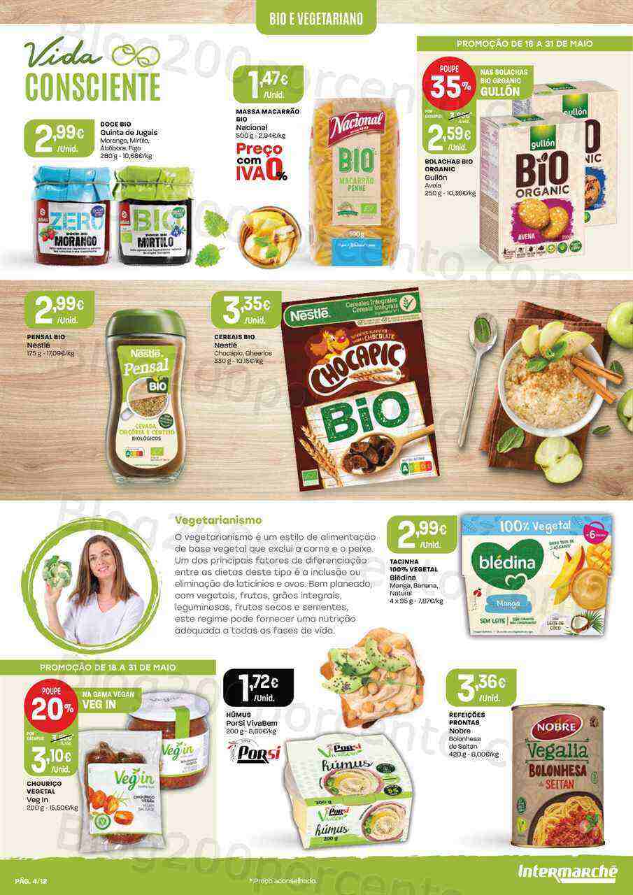 Antevisão Folheto INTERMARCHÉ Vida Saudável Promoções de 18 a 31 maio