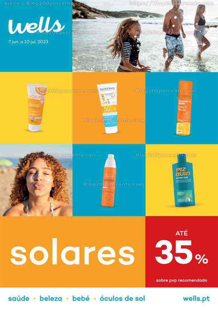 Antevisão Folheto WELLS Especial Verão Promoções de 6 junho a 10 julho
