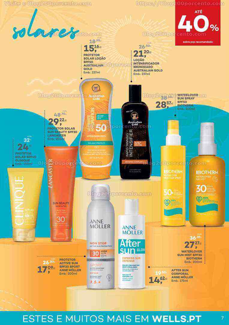 Antevisão Folheto WELLS Especial Verão Promoções de 6 junho a 10 julho