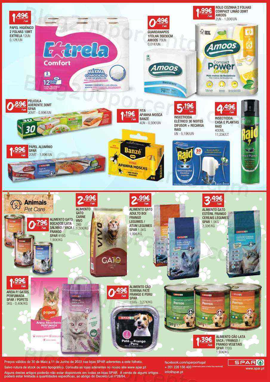 Antevisão Folheto SPAR Promoções de 30 maio a 11 junho
