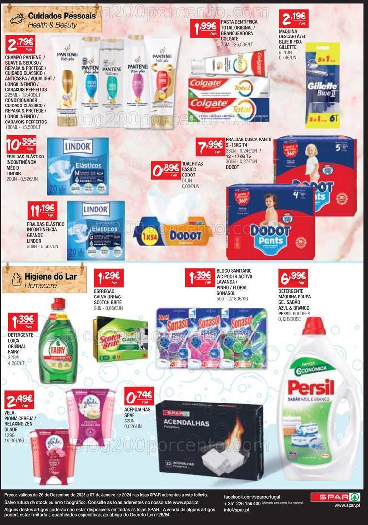 Antevisão Folheto SPAR Promoções de 26 dezembro a 7 janeiro