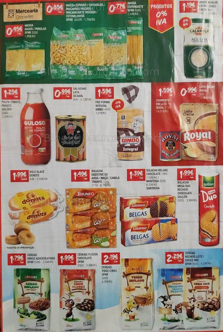 Antevisão Folheto SPAR Promoções de 3 a 15 outubro