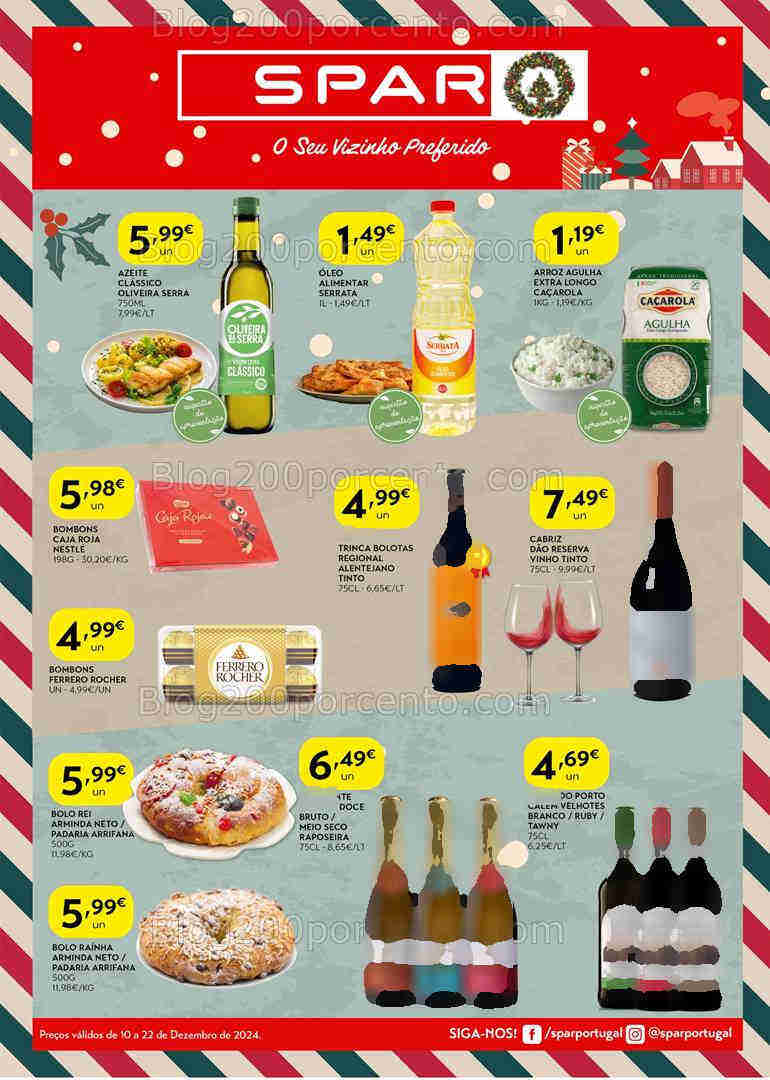 Antevisão Folheto SPAR Promoções de 11 a 22 dezembro