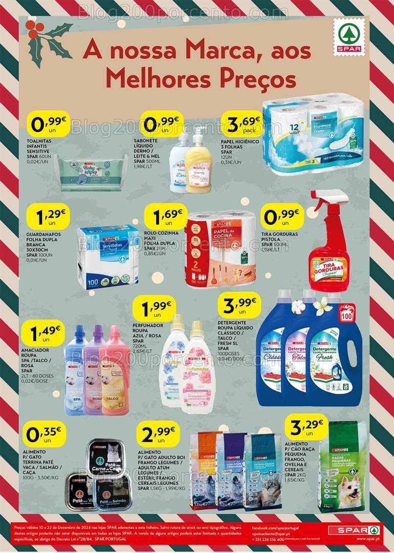 Antevisão Folheto SPAR Promoções de 11 a 22 dezembro