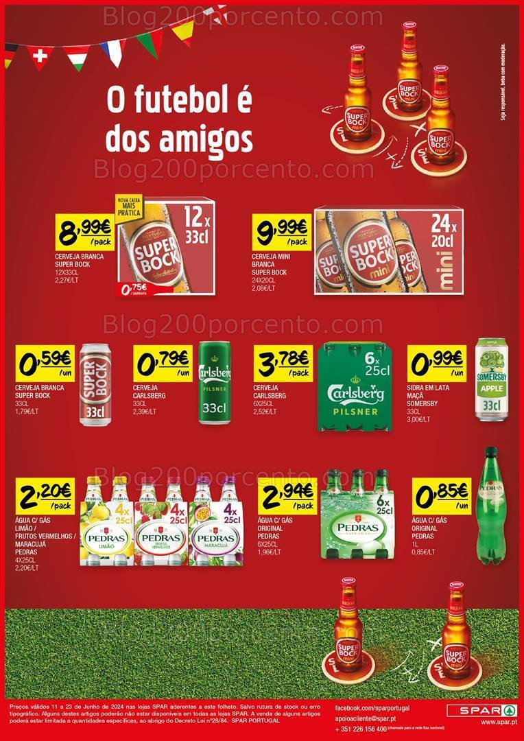 Antevisão Folheto SPAR Promoções de 11 a 23 junho