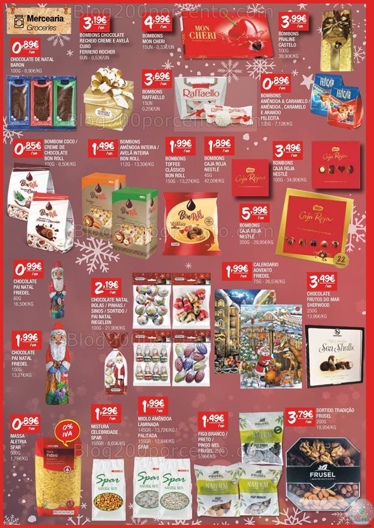 Antevisão Folheto SPAR Promoções de 12 a 24 dezembro