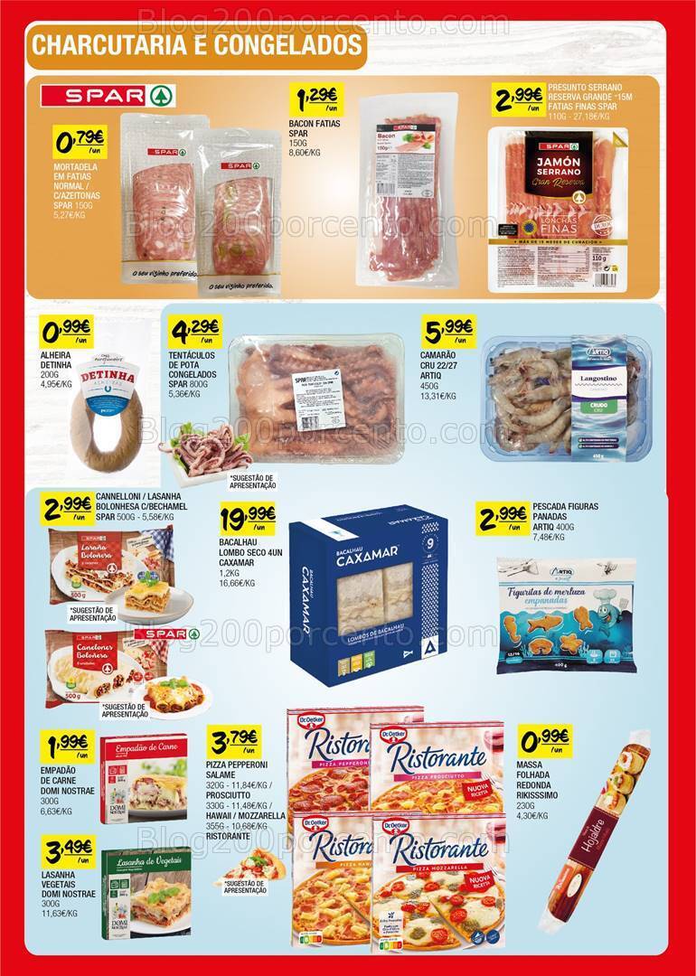 Antevisão Folheto SPAR Promoções de 19 a 31 março