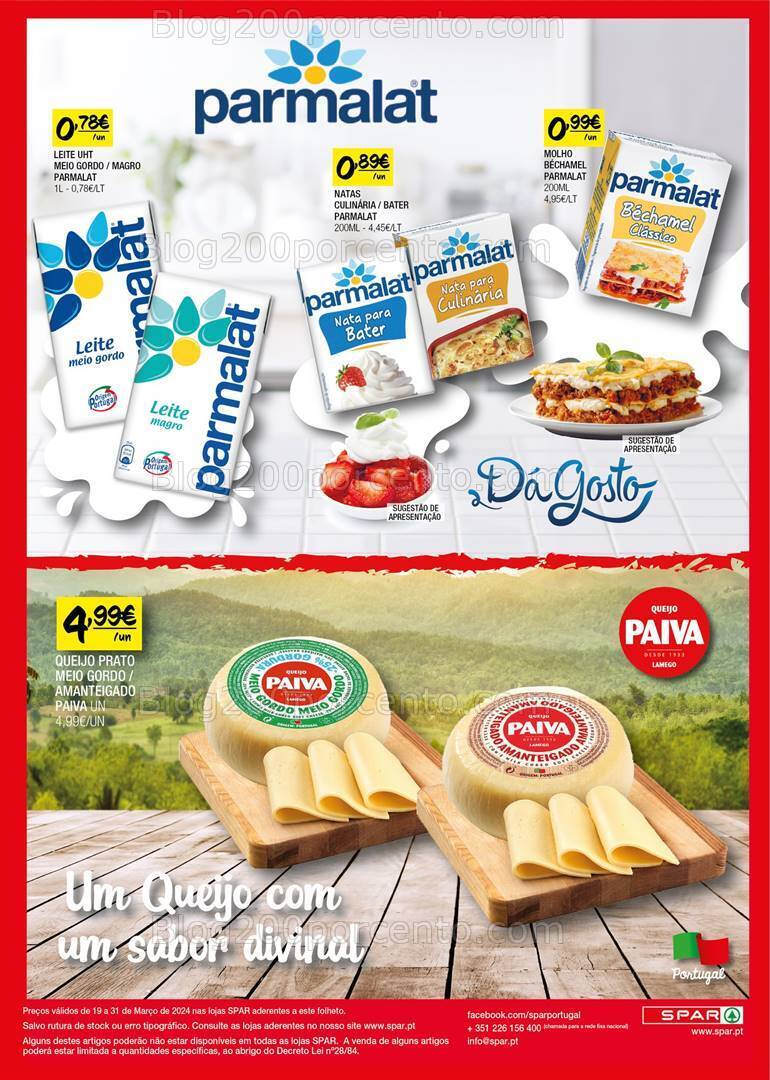Antevisão Folheto SPAR Promoções de 19 a 31 março