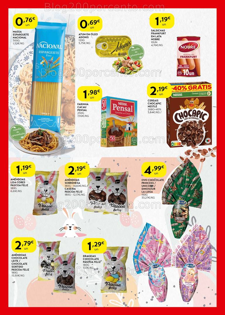 Antevisão Folheto SPAR Promoções de 1 a 13 abril