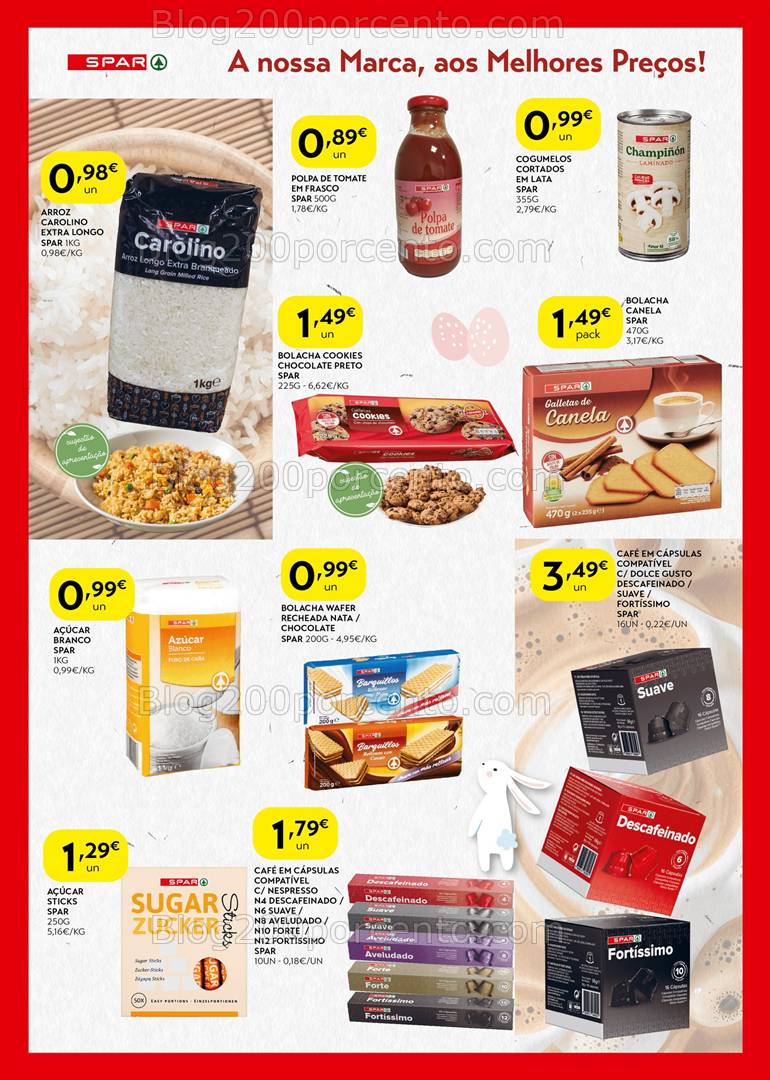 Antevisão Folheto SPAR Promoções de 1 a 13 abril