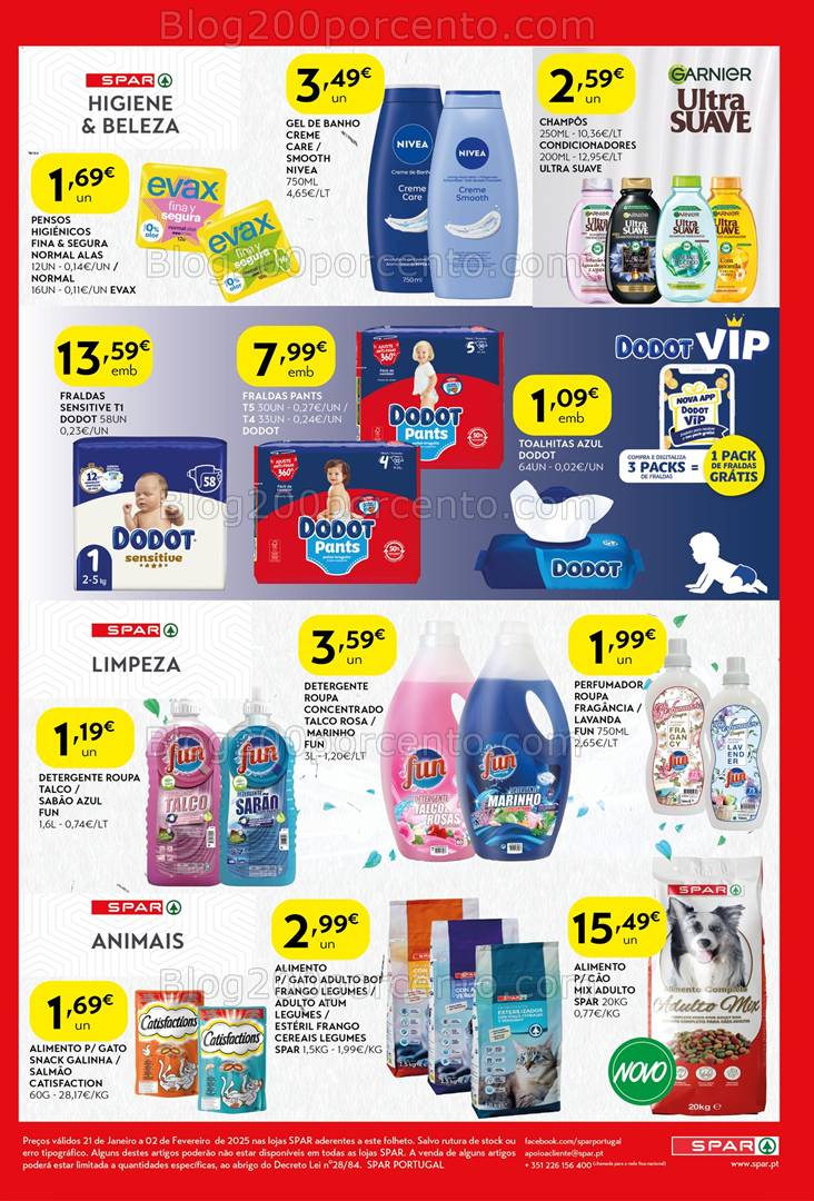 Antevisão Folheto SPAR Promoções de 21 janeiro a 2 fevereiro