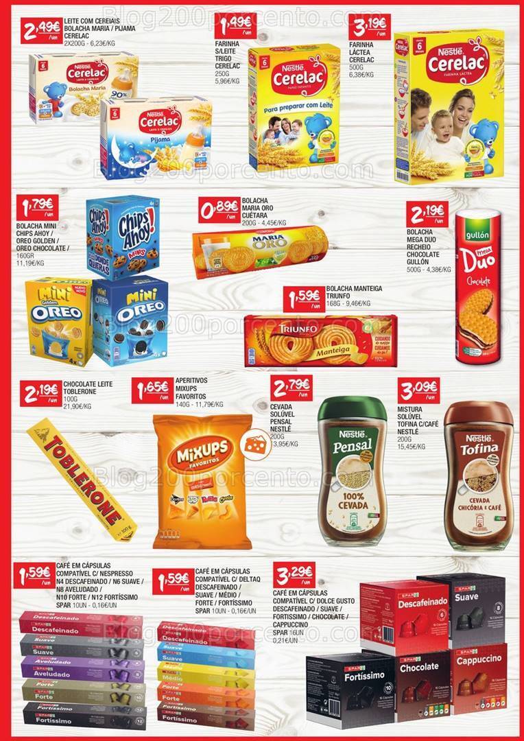 Antevisão Folheto SPAR Promoções de 22 agosto a 3 setembro