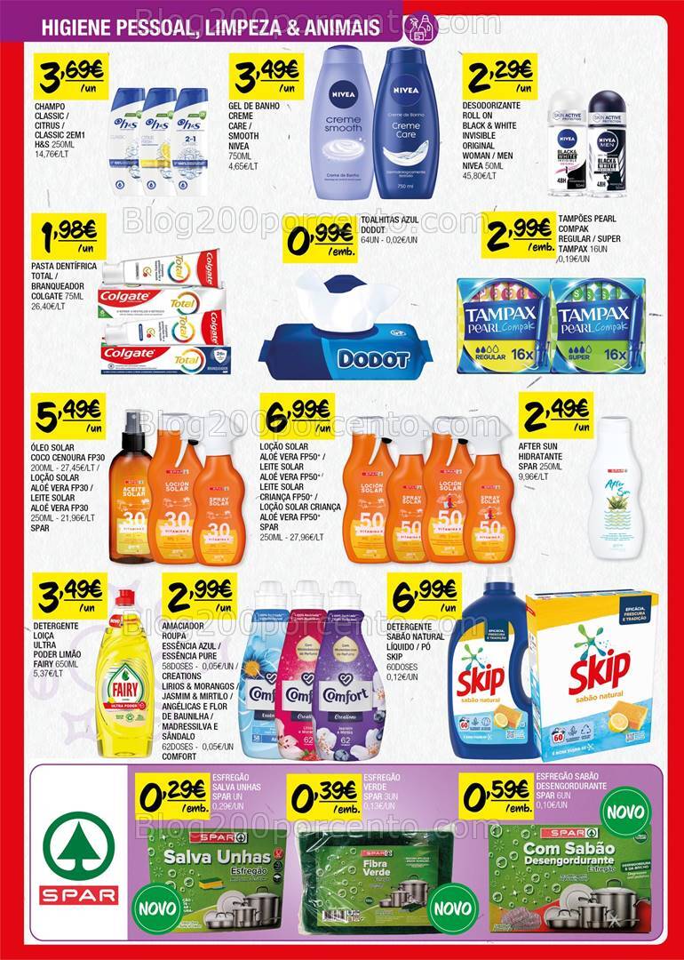 Antevisão Folheto SPAR Promoções de 23 julho a 4 agosto