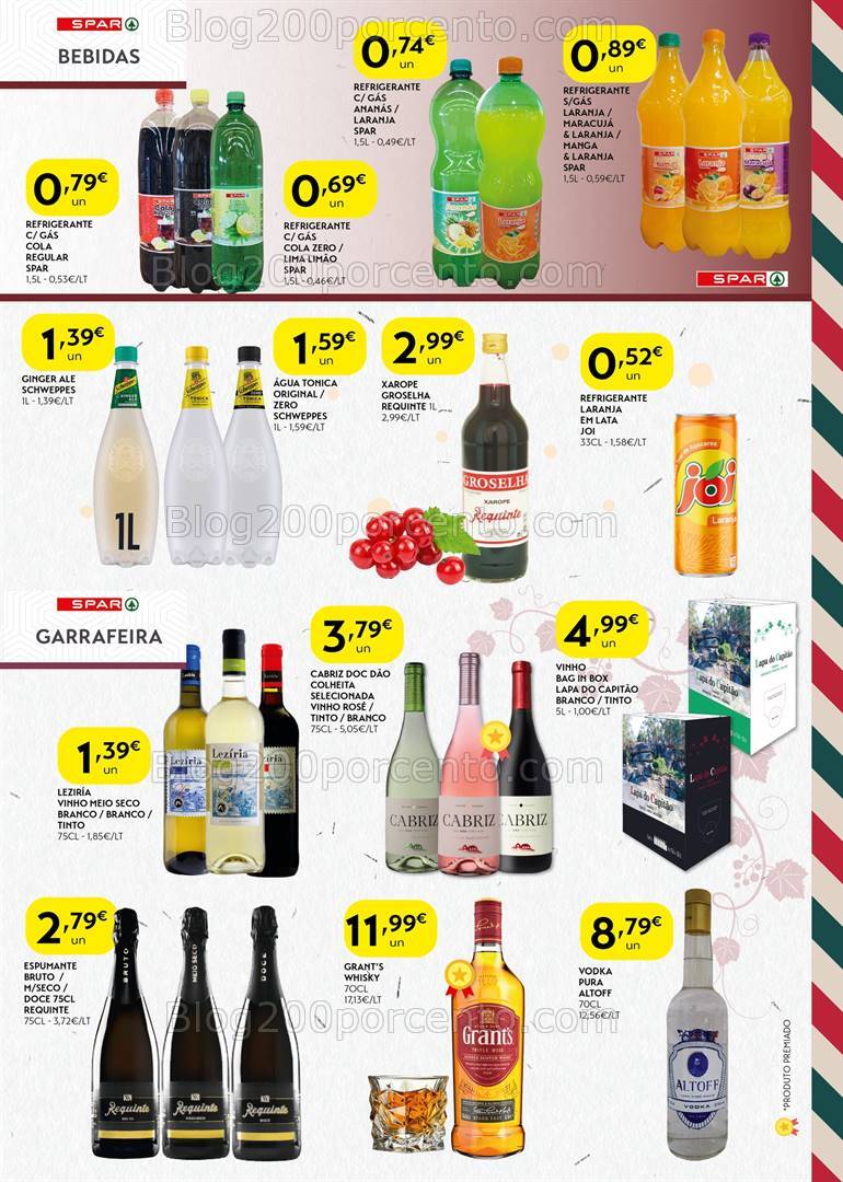 Antevisão Folheto SPAR Promoções de 26 novembro a 8 dezembro