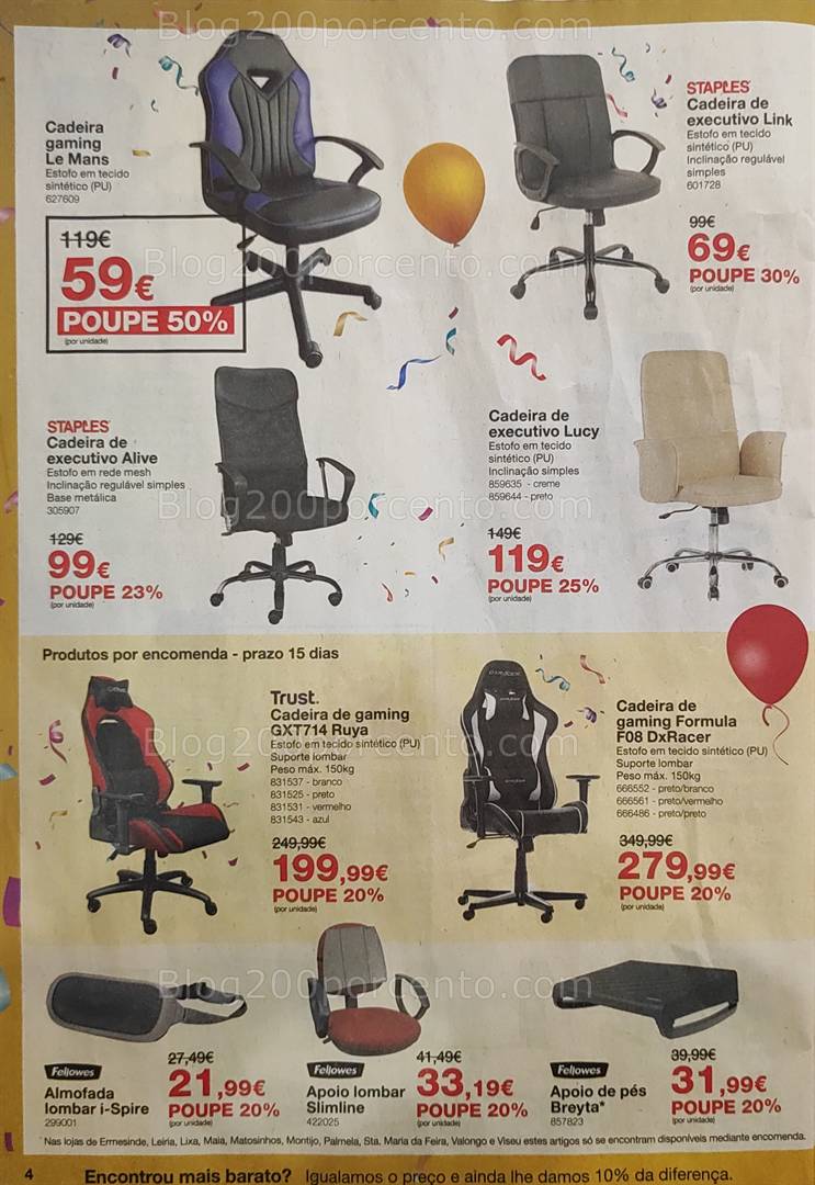 Antevisão Folheto STAPLES Promoções de 8 a 22 maio