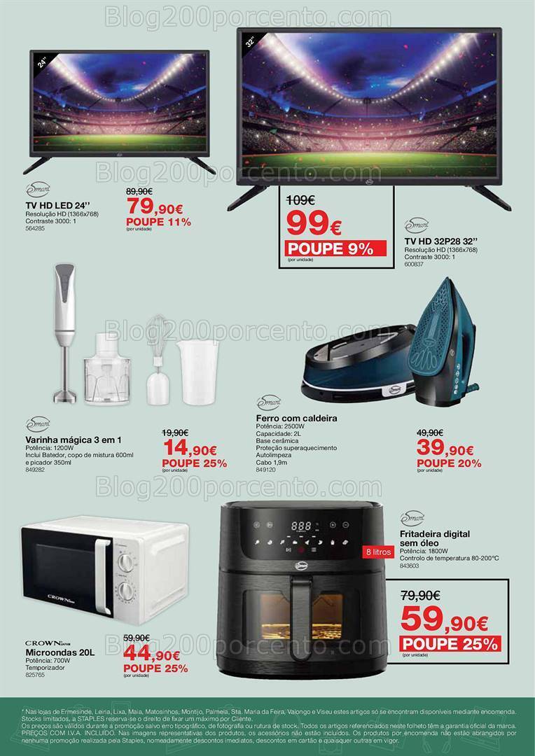 Antevisão Folheto STAPLES Promoções de 20 a 26 maio