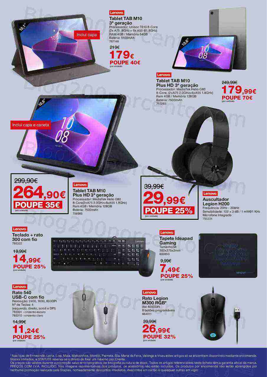 Antevisão Folheto STAPLES Promoções de 22 a 28 maio