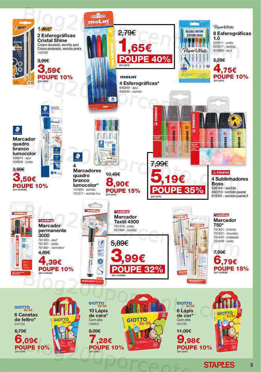 Antevisão Folheto STAPLES Promoções de 29 maio a 29 junho