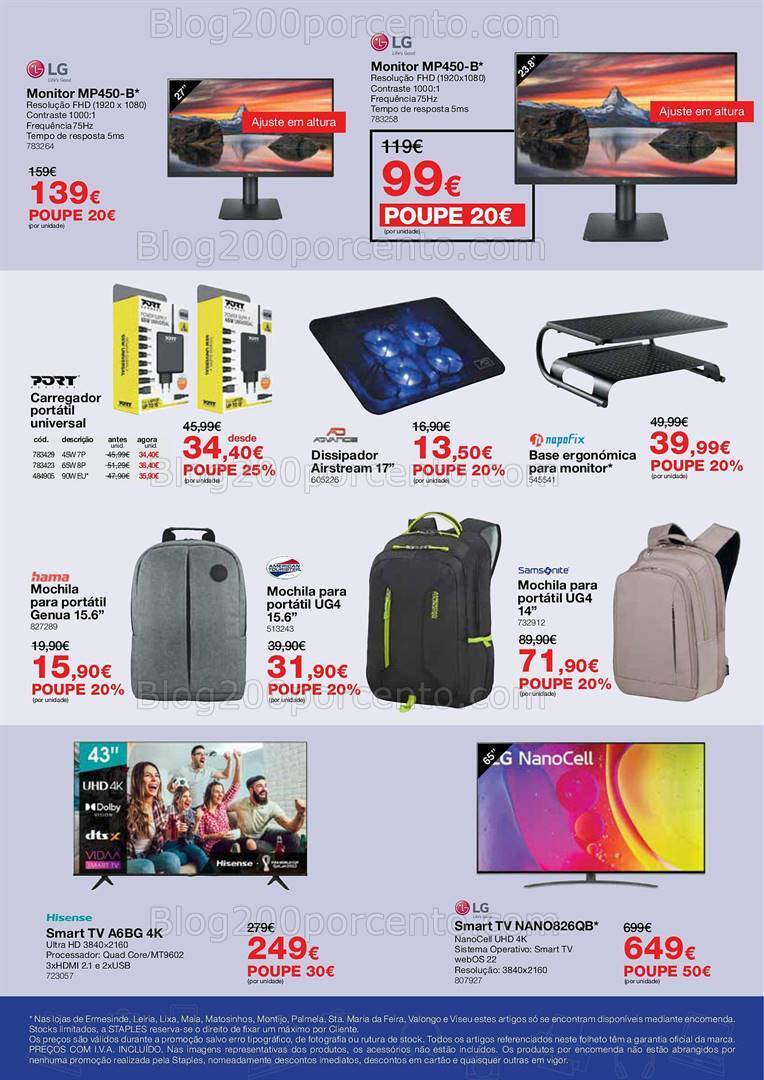 Antevisão Folheto STAPLES Promoções de 6 a 12 novembro