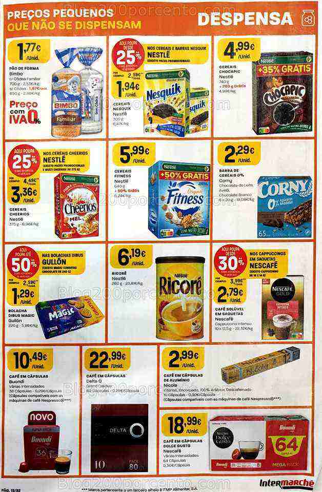 Antevisão Folheto INTERMARCHÉ Promoções de 22 a 28 junho