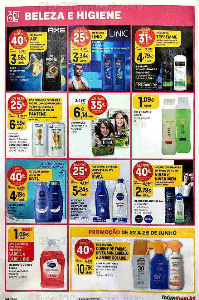 Antevisão Folheto INTERMARCHÉ Promoções de 22 a 28 junho