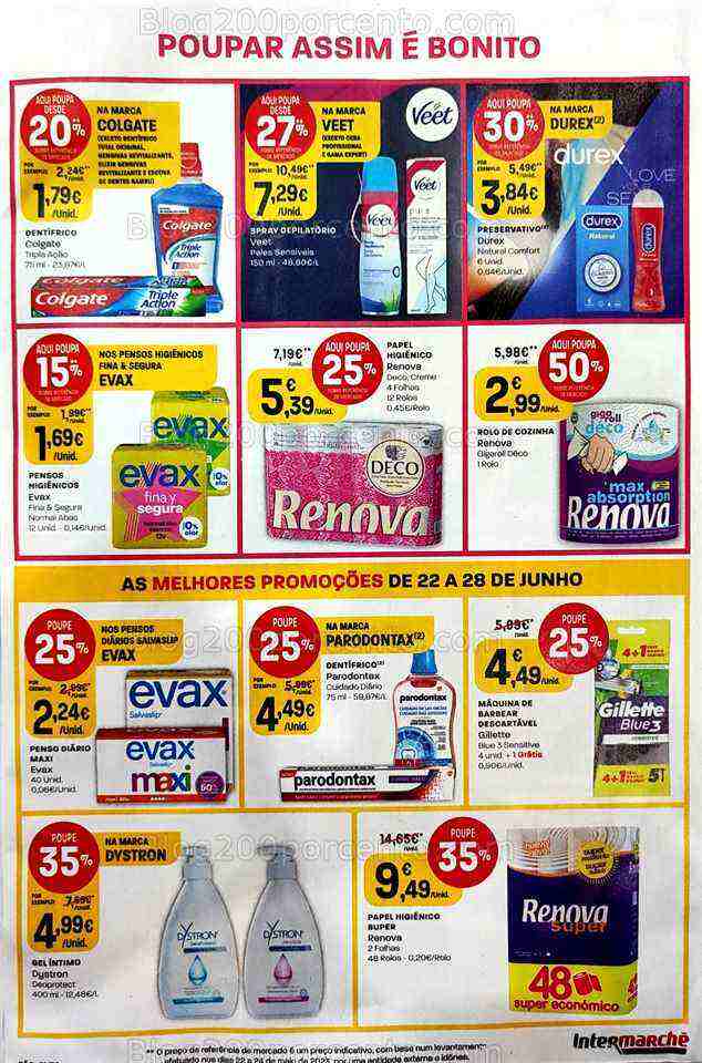 Antevisão Folheto INTERMARCHÉ Promoções de 22 a 28 junho