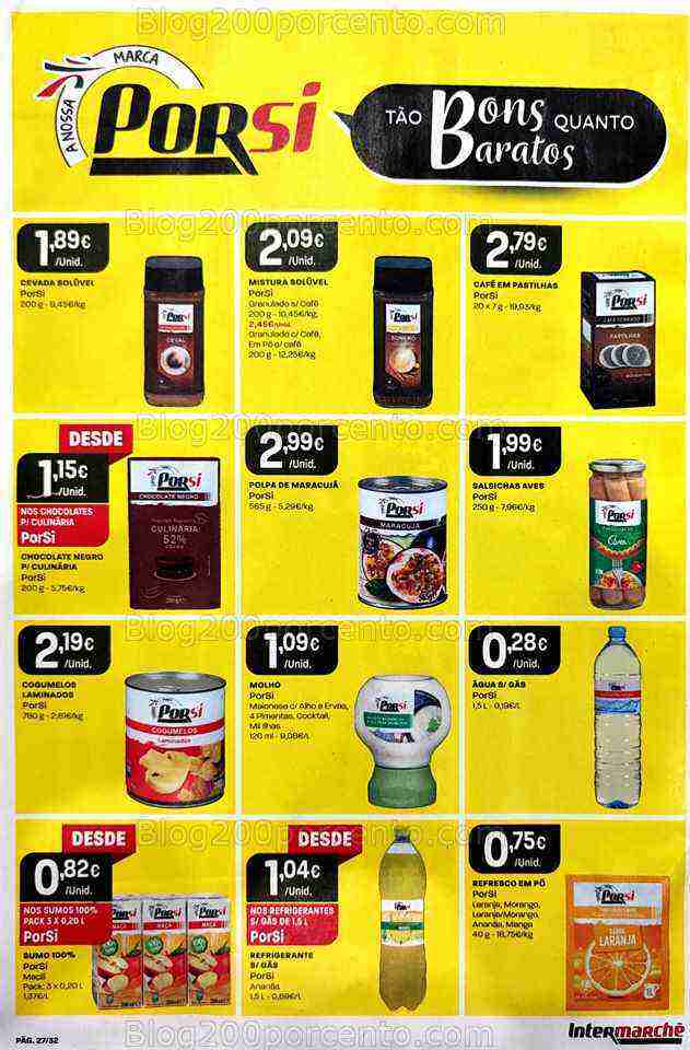 Antevisão Folheto INTERMARCHÉ Promoções de 22 a 28 junho