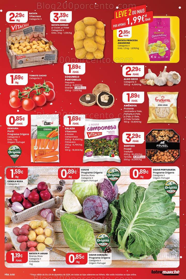 Antevisão Folheto INTERMARCHÉ Super Promoções de 19 a 24 dezembro