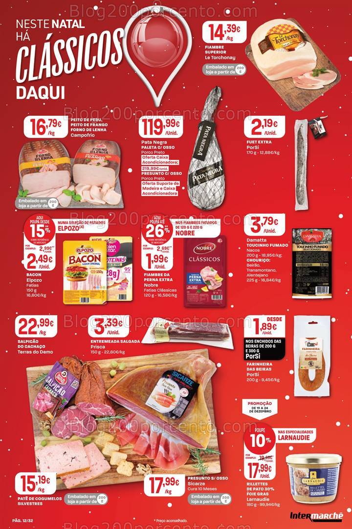 Antevisão Folheto INTERMARCHÉ Super Promoções de 19 a 24 dezembro