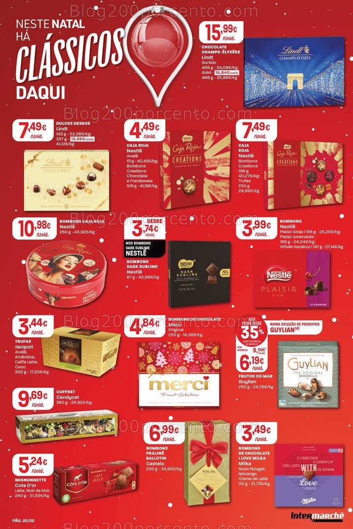 Antevisão Folheto INTERMARCHÉ Super Promoções de 19 a 24 dezembro