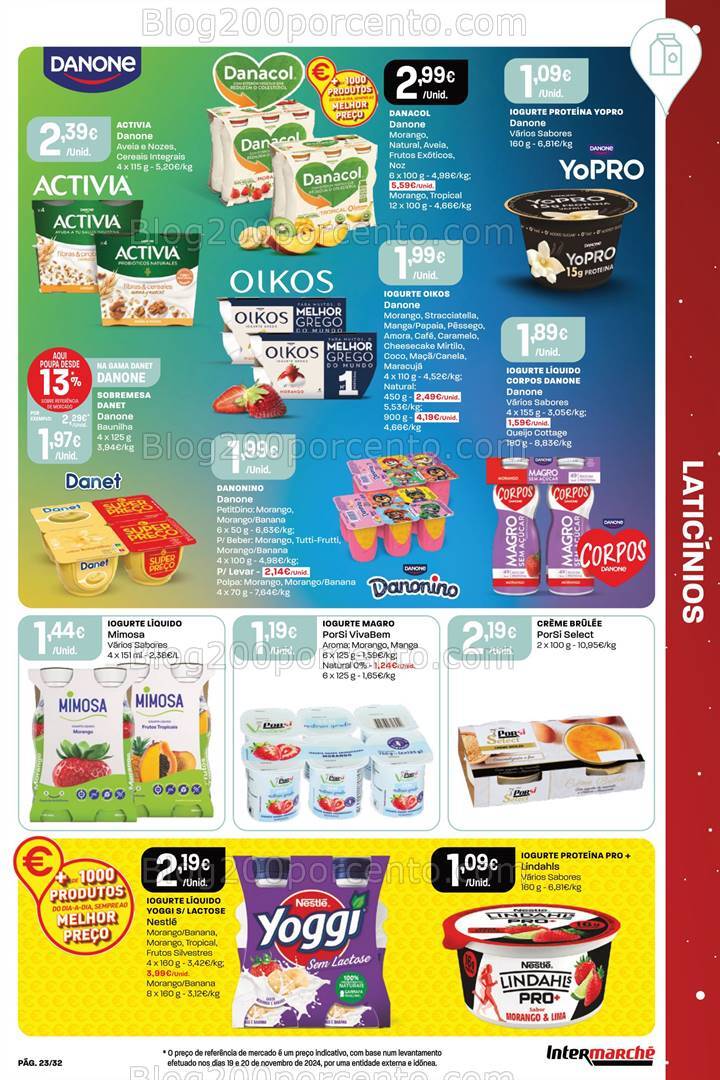 Antevisão Folheto INTERMARCHÉ Super Promoções de 19 a 24 dezembro