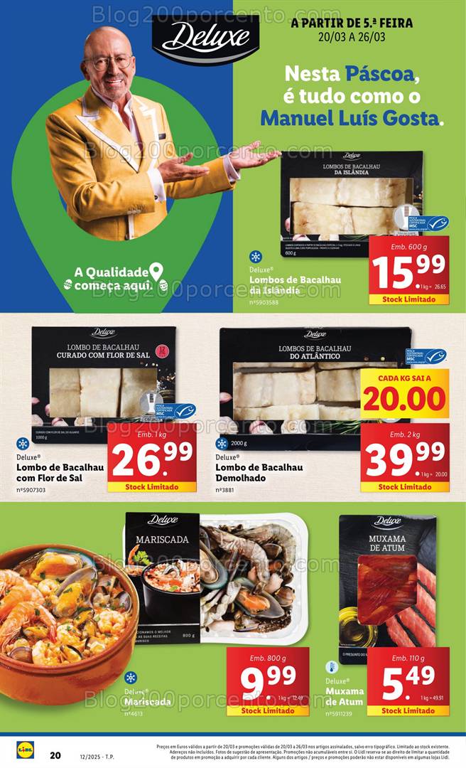 Antevisão Folheto LIDL Promoções de 20 a 26 março