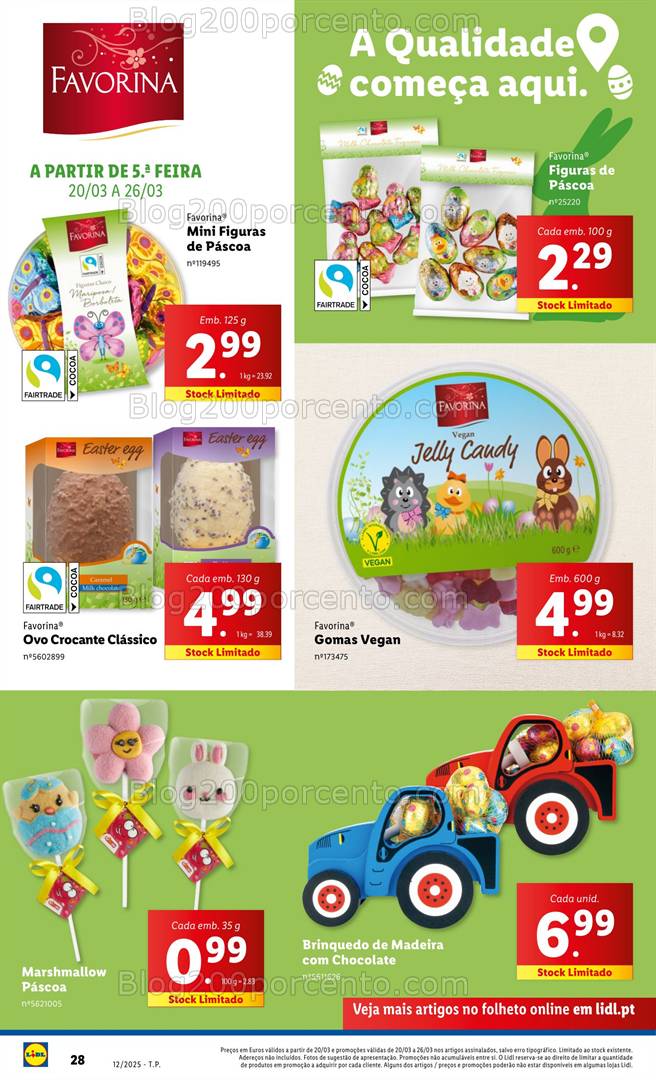 Antevisão Folheto LIDL Promoções de 20 a 26 março