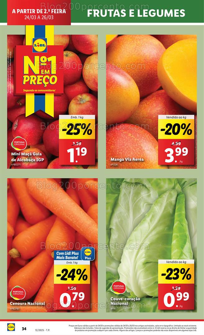 Antevisão Folheto LIDL Promoções de 20 a 26 março